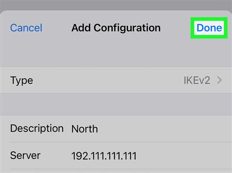 how to configure vpn for iphone